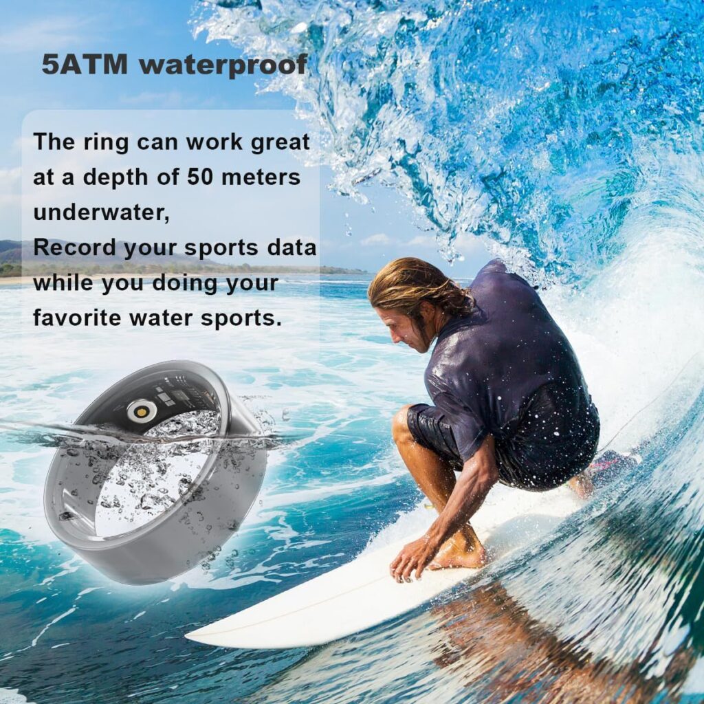 Smart Ring Health & Fitness Tracker - No Subscription Fee