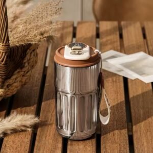 450ml Smart Thermal Mug – LED Temperature Display Vacuum Flask