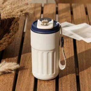 450ml Smart Thermal Mug – LED Temperature Display Vacuum Flask