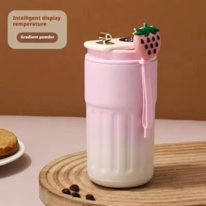 450ml Smart Thermal Mug – LED Temperature Display Vacuum Flask