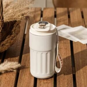 450ml Smart Thermal Mug – LED Temperature Display Vacuum Flask