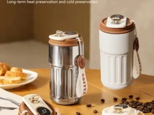Fitness Eddy 64 Smart Digital Thermal Bottle | 450ml 316 Stainless Steel Thermos