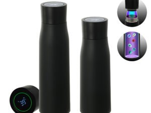 Fitness Eddy™ Precision-Tech Thermal Bottle – Smart LED Temperature Display Vacuum Tumbler