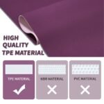 Non-Slip TPE Yoga Mat - 72" x 24" Professional Exercise & Pilates Mat - Image 9