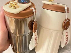 450ml Smart Thermal Mug – LED Temperature Display Vacuum Flask