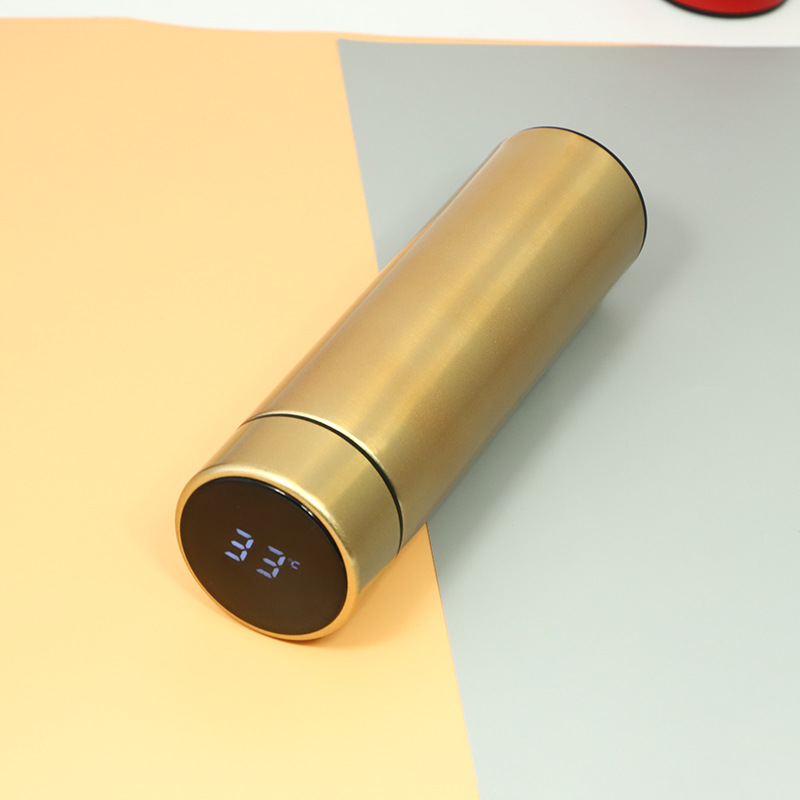 Smart LED Temperature Sensing Bottle – 500ml Stainless Steel Vacuum Flask