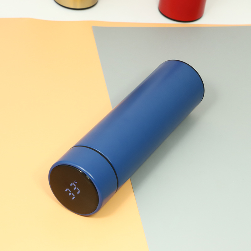 Smart LED Temperature Sensing Bottle – 500ml Stainless Steel Vacuum Flask