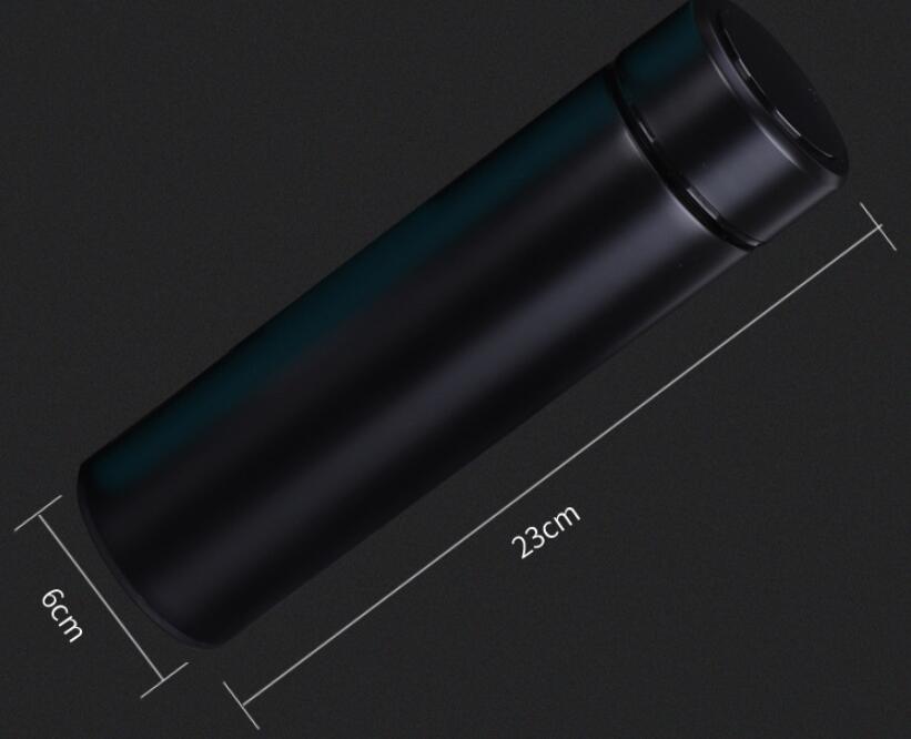 Smart LED Temperature Sensing Bottle – 500ml Stainless Steel Vacuum Flask