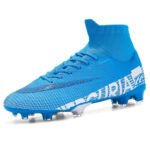 Pro-Elite High-Ankle Soccer Cleats – All-Surface Training Boots