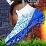 All-Terrain High-Top Soccer Boots – Multi-Surface Performance Cleats
