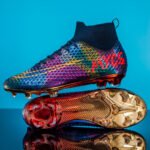 Gold-Plated High-Top Performance Soccer Boots – Elite Turf & Grass Trainers - Image 7