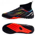 Youth Performance High-Top Soccer Shoes – Breathable TF Turf Trainers - Image 5
