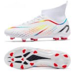 Youth Performance High-Top Soccer Shoes – Breathable TF Turf Trainers - Image 7