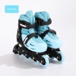 Adjustable Kids Inline Skates Full Set with Protective Gear - Image 7