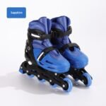 Adjustable Kids Inline Skates Full Set with Protective Gear - Image 8