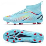 Youth Performance High-Top Soccer Shoes – Breathable TF Turf Trainers - Image 4