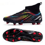 Youth Performance High-Top Soccer Shoes – Breathable TF Turf Trainers - Image 3