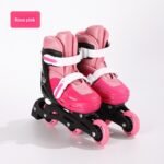 Adjustable Kids Inline Skates Full Set with Protective Gear - Image 5