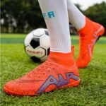 6030 Elite High-Top Soccer Spikes – Professional Compression Football Boots