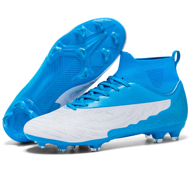 Soccer Spikes Cleats – All-Season Breathable Football Cleats Black, Red, White