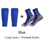 Sports Soccer Socks With Knee Pad Mid-calf Glue Dispensing Non-slip - Image 8