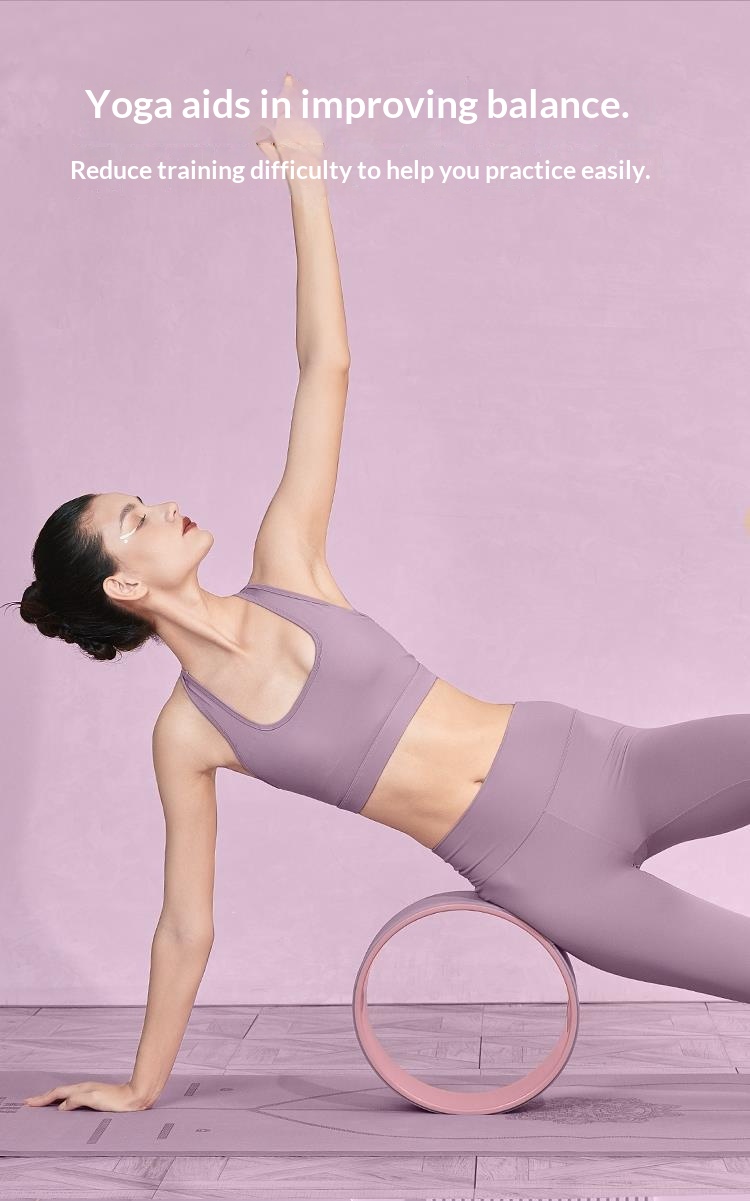 High-Density EVA Yoga Wheel Home Pilates Circle Backbend Aid Beginner Spinal Release Rolling Trainer 36 High-Density EVA Yoga Wheel Home Pilates Circle Backbend Aid Beginner Spinal Release Rolling Trainer