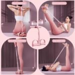 6-Tube Pedal Resistance Bands with Handles – Full Body Home Workout Exercise Equipment - Image 7