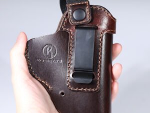 Premium Full-Grain Leather Tactical Concealed Waist Holster