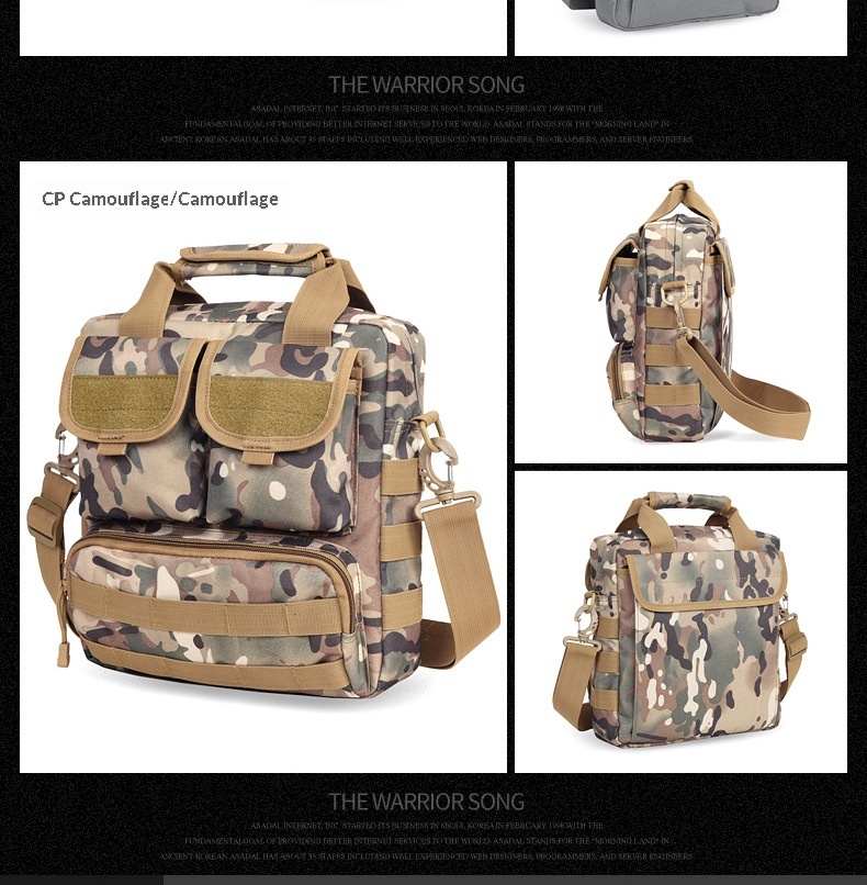 Camouflage Tactical Backpack – Convertible Crossbody Shoulder Bag