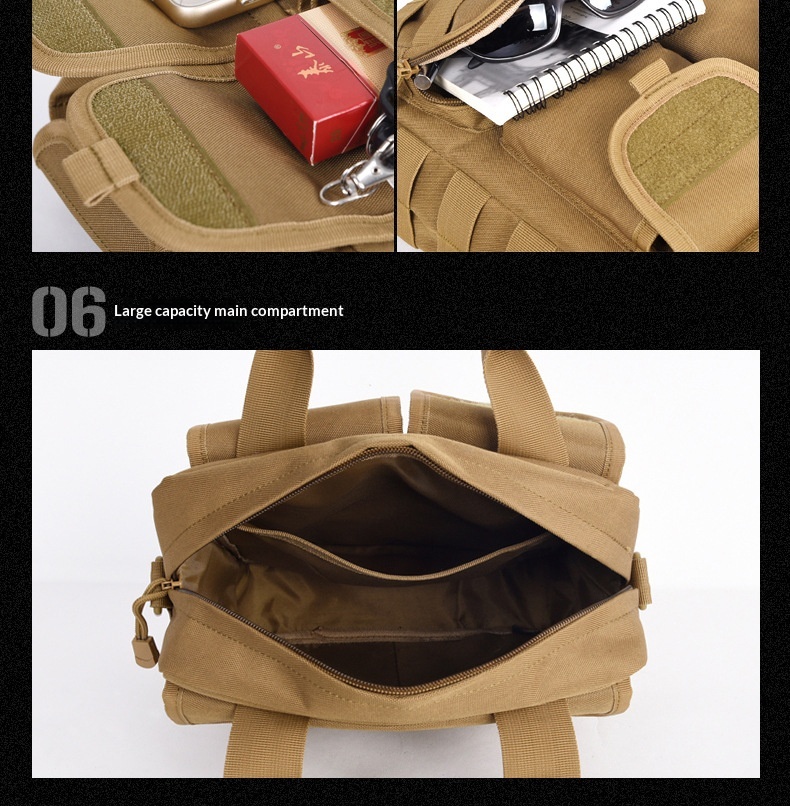 Camouflage Tactical Backpack – Convertible Crossbody Shoulder Bag