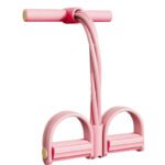 6-Tube Pedal Resistance Bands with Handles – Full Body Home Workout Exercise Equipment - Image 5