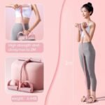 6-Tube Pedal Resistance Bands with Handles – Full Body Home Workout Exercise Equipment - Image 9