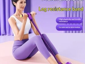 Abdominal Pedal Tensioner – Multi-Tube Core Workout Resistance Band