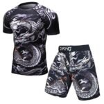 Fitness Eddy Men Compression Rashguard T Shirt – Premium Elastic Athletic Top & Gym Performance Fitness Shirt - Image 4