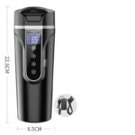 Smart Car Electric Heating Cup – Premium 400ml Digital Display Travel Thermos & Stainless Steel Portable Water Bottle - Image 9