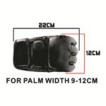 Fitness Eddy Adult Half Finger MMA Gloves – Premium Open Palm Boxing Gloves & Core Gym Training Mitts - Image 3