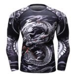 Fitness Eddy Men Compression Rashguard T Shirt – Premium Elastic Athletic Top & Gym Performance Fitness Shirt - Image 2