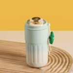 Smart Digital Thermal Bottle – Premium 450ml Smart Temperature Display Water Bottle & 316 Stainless Steel Insulated Travel Coffee Mug