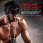 Neck Strength Training Harness – Premium Nylon Weight-Bearing Exercise Cap & Progressive Cervical Conditioning Gear - Image 5