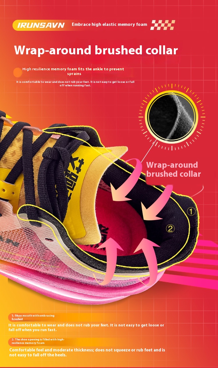 Carbon Plate Marathon Running Shoes – Premium Shock Absorbing Distance Training Shoes & Lightweight Athletic S