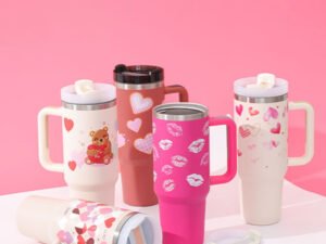 Fitness Eddy 15 40oz Insulated Travel Tumbler – Premium Stainless Steel Sports Water Mug with Handle, Straw & Spill-Proof Lid