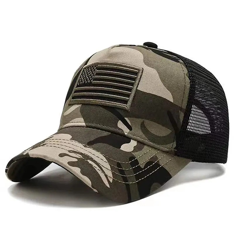 Commando Camouflage Baseball Cap – Premium Cotton Dome Sport Hat & Adjustable Tactical Outdoors Cap for Men an