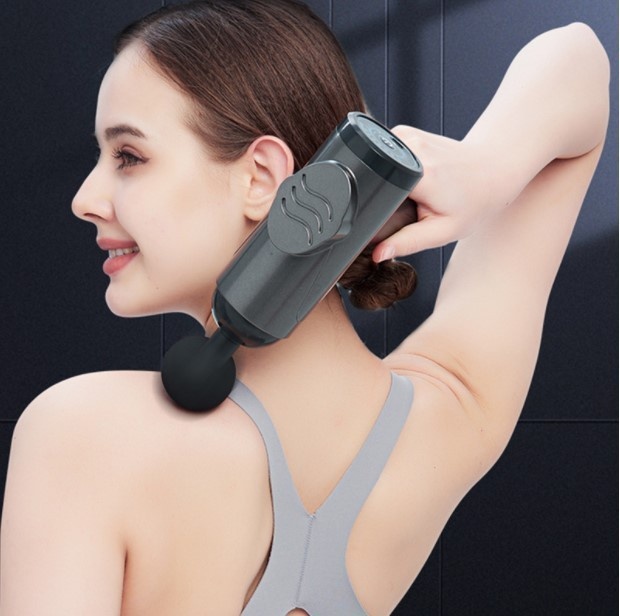 Deep Tissue Percussion Massage Gun – Premium Brushless Motor Muscle Recovery Device with LCD Screen & Multi-He