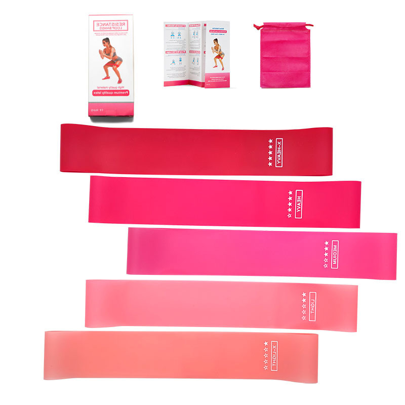 Elastic Resistance Band Set – Premium TPE and Latex Exercise Ring & Yoga Stretching Loop