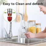 1000W 5-in-1 Hand Immersion Blender – 12-Speed Handheld Stick Mixer, Red - Image 3
