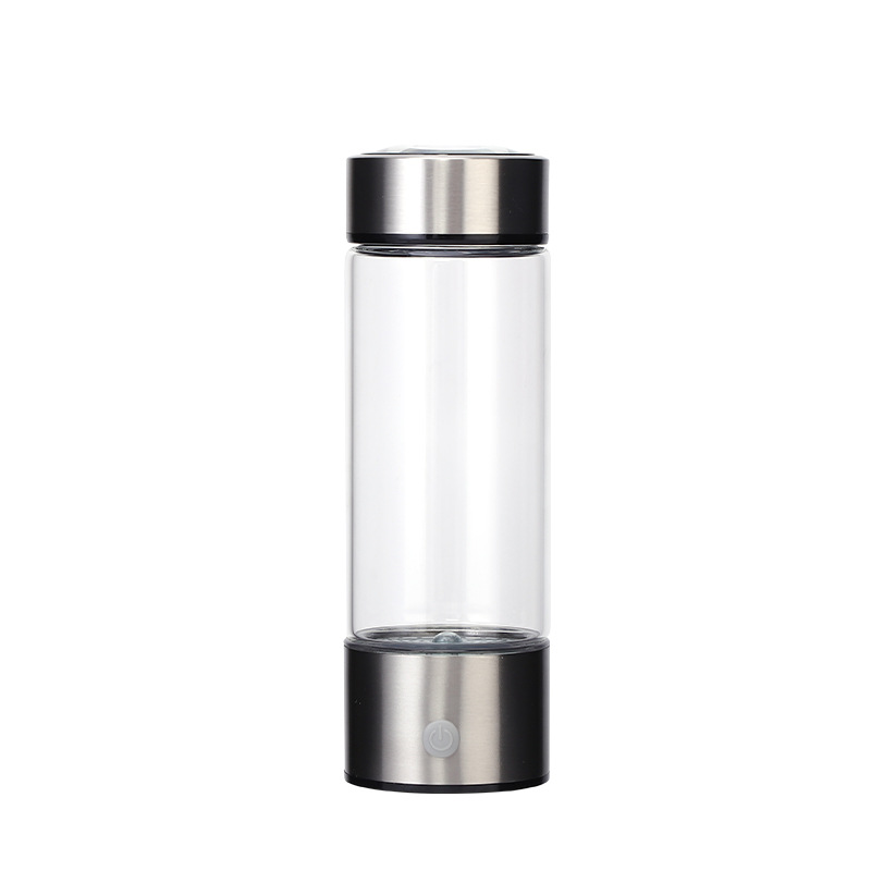 Hydrogen Water Bottle Generator - Portable Borosilicate Glass Ionizer | Fitness Eddy