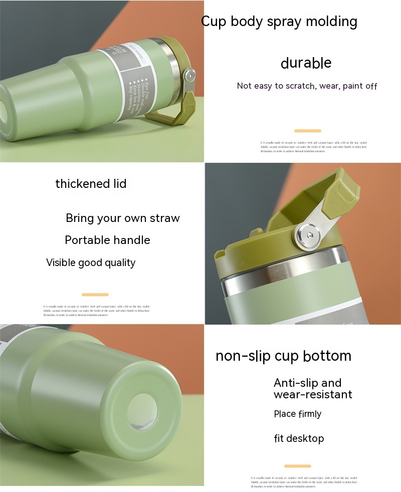 Insulated Stainless Steel Sports Tumbler – Premium 30oz Travel Water Bottle & Double-Wall Coffee Travel Cup