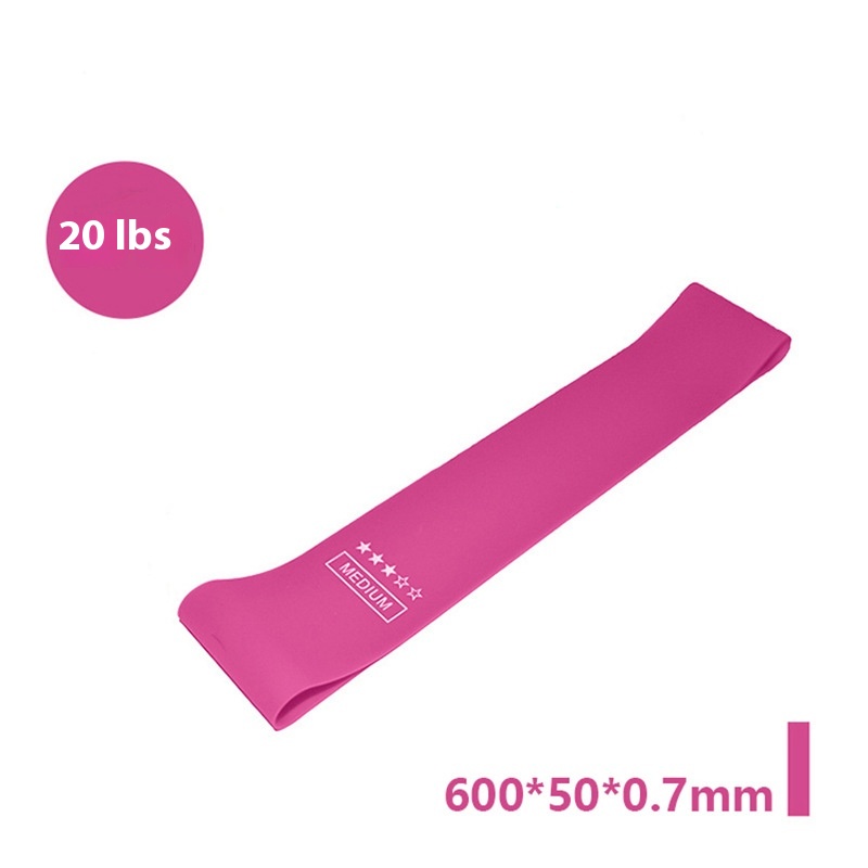 Portable Yoga Resistance Band – Premium Natural Latex Low-Impact Fitness Band & Strength Training Aid