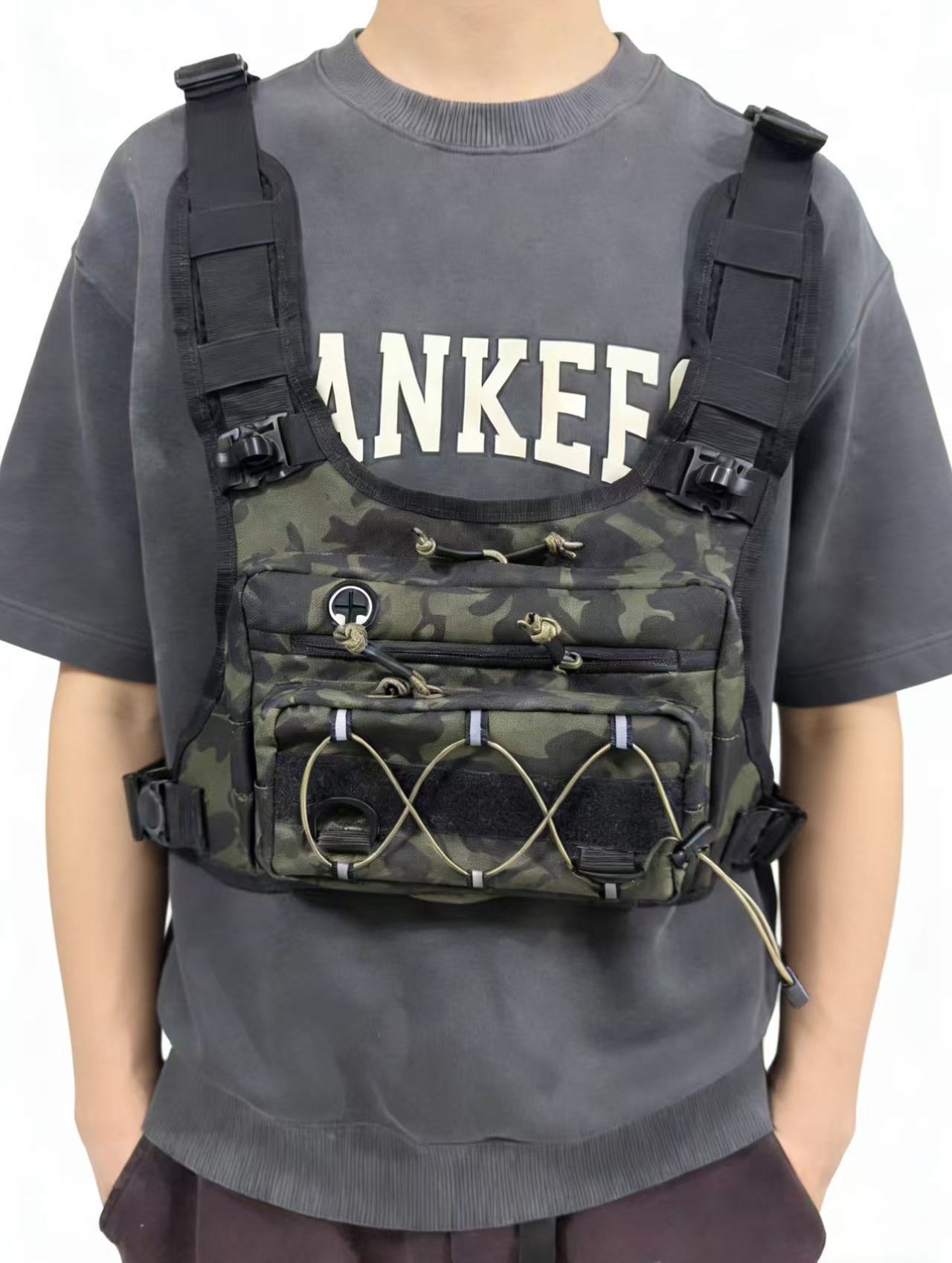 Tactical Chest Pack Rig- Multi-functional Suitable For Trail Running