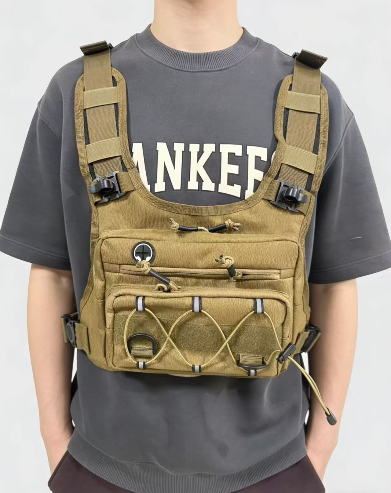 Tactical Chest Pack Rig- Multi-functional Suitable For Trail Running